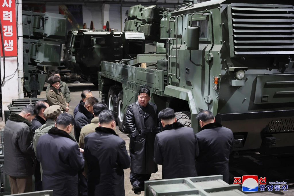 President Kim Jong Un Inspects Major Munitions Factories